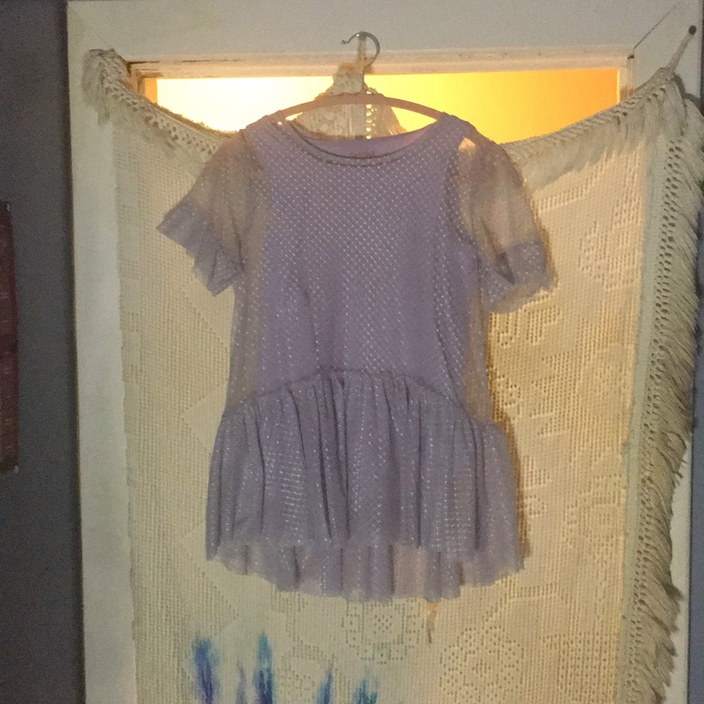 Car & Jack Purple tutu shirt